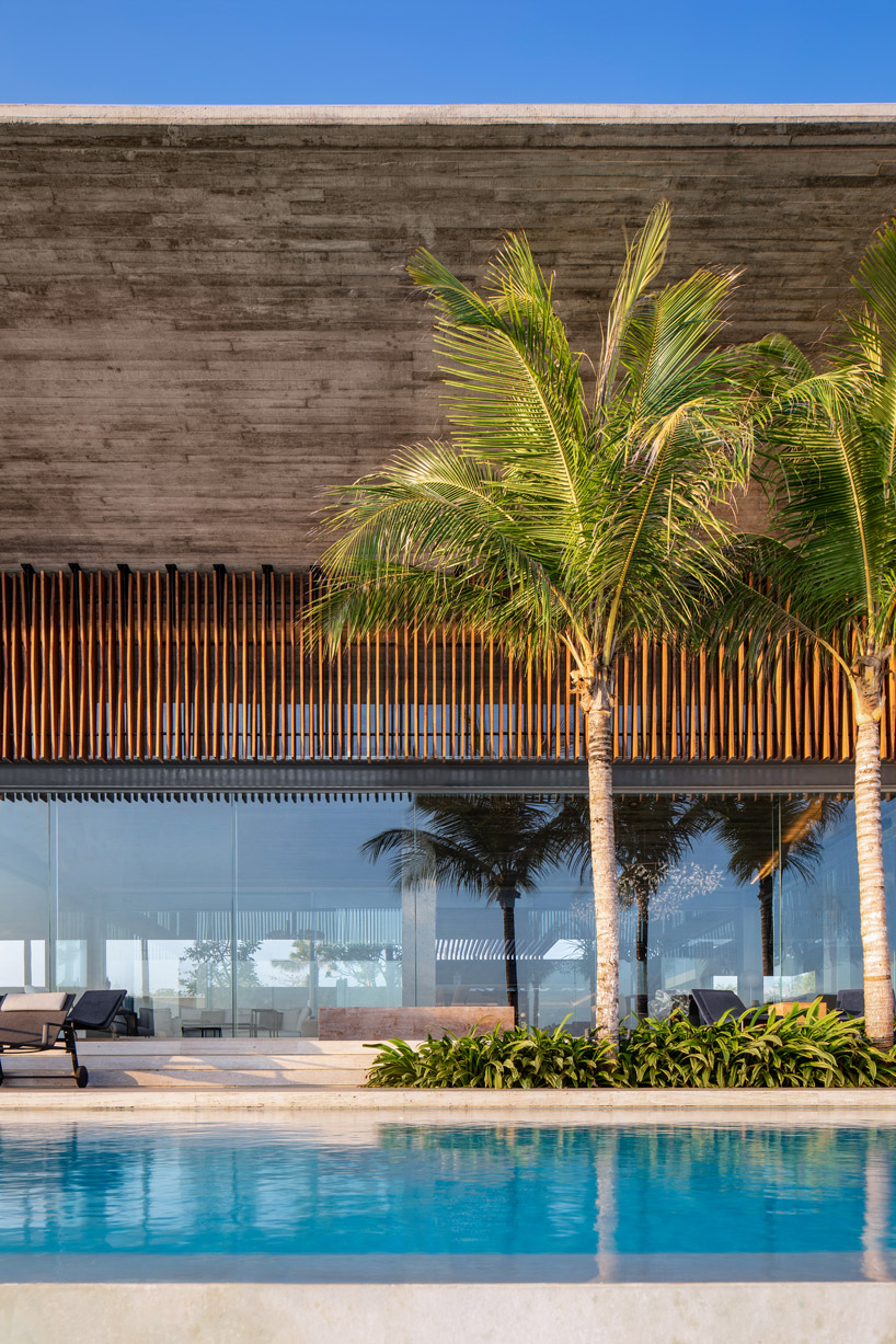 SAOTA blends indoor and outdoor space to form 'uluwatu house' in bali designboom