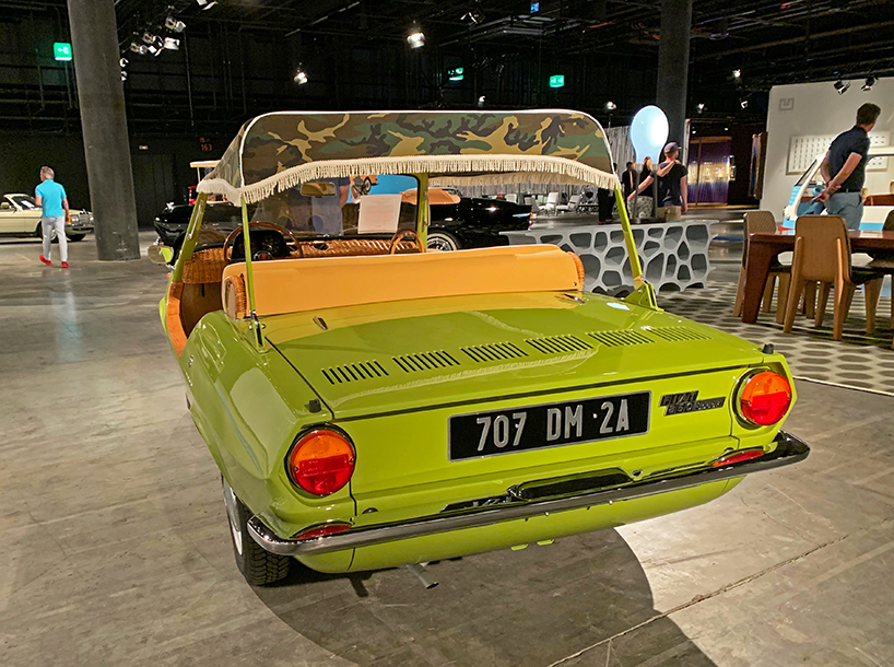 four coach-built fiat beach cars park up at design miami basel 2019