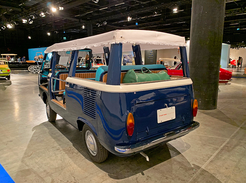 four coach-built fiat beach cars park up at design miami basel 2019