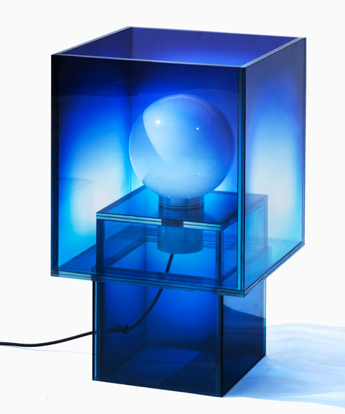 studio BUZAO sculpts blurred, ethereal glass furniture collection for gallery ALL