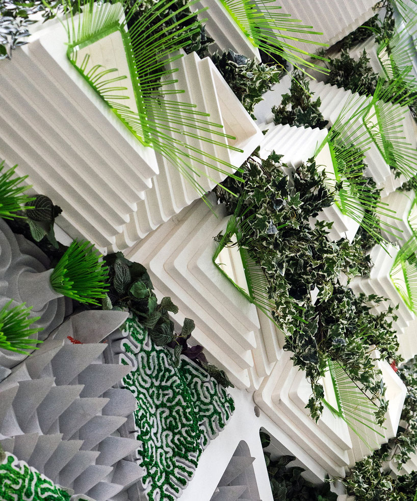 the outside of this office building in new york will be a giant butterfly sanctuary designboom