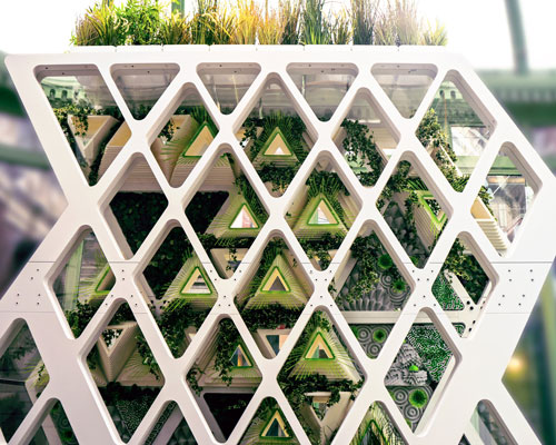 the outside of this office building in new york will be a giant butterfly sanctuary