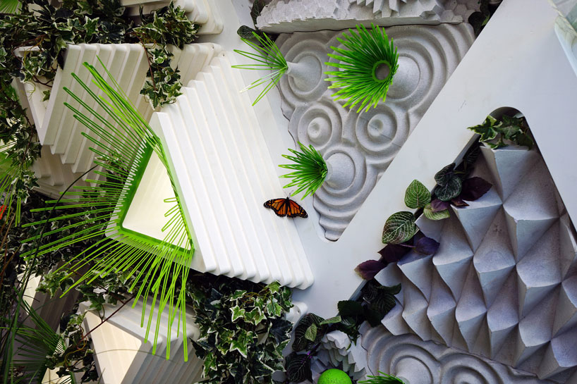the outside of this office building in new york will be a giant butterfly sanctuary designboom