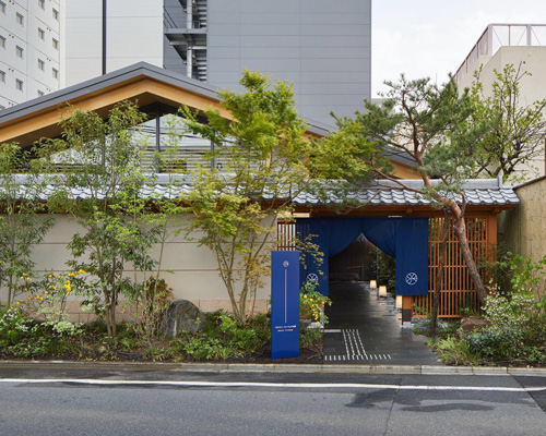 UDS completes traditional japanese hot spring resort in the busiest area of central tokyo