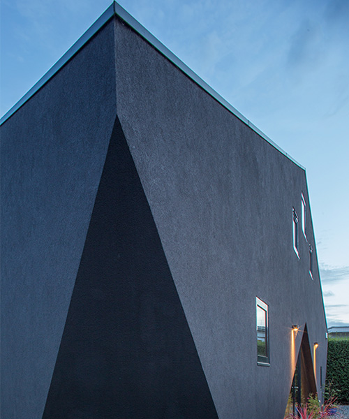 urban agency builds compact residence in dublin on triangular plan