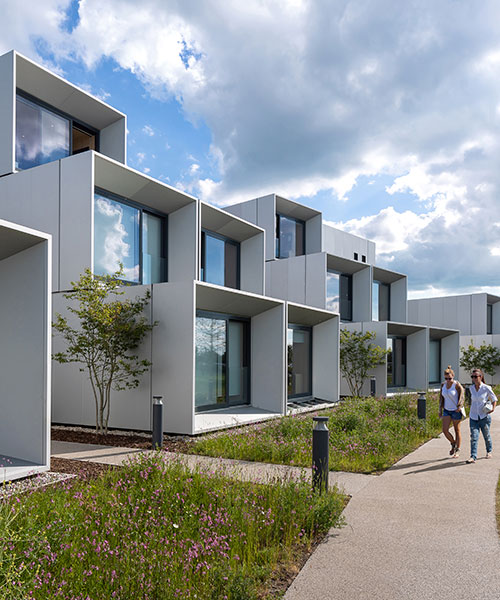 WilkinsonEyre designs a prefabricated modular student village for dyson
