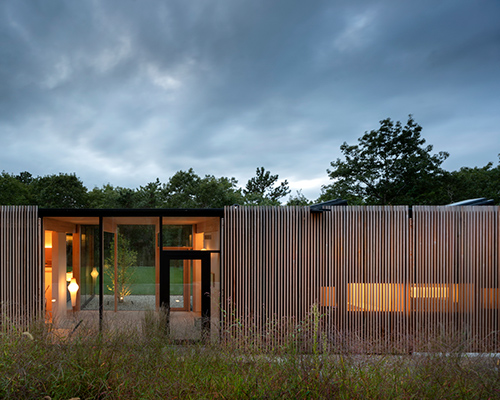 modernist long island home expresses modular fabrication and traditional craft