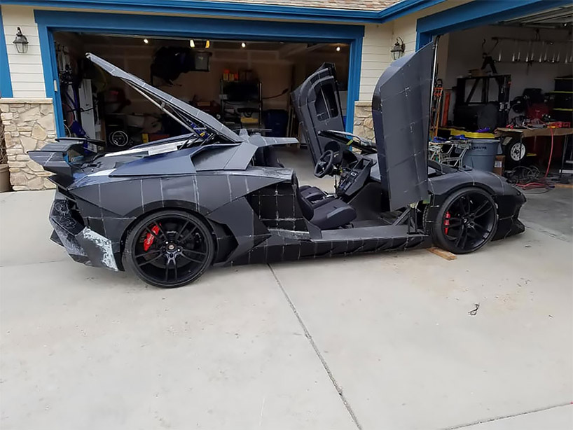 physicist and son are 3D-printing a full-scale lamborghini in their own  backyard