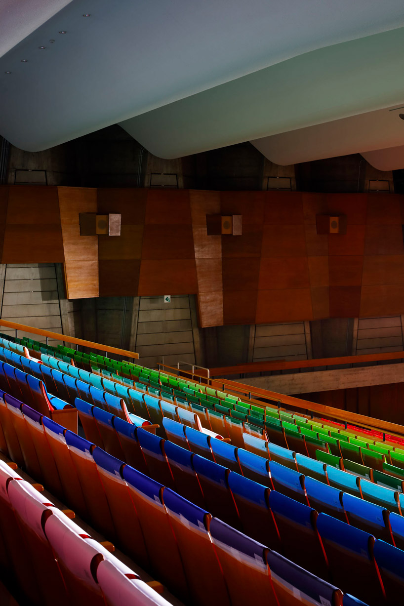 emmanuelle moureaux crafts 1000 different colors for japanese auditorium seats