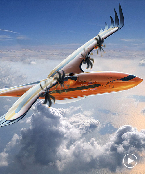 airbus unveils 'bird of prey' electric aircraft concept with feathered wings