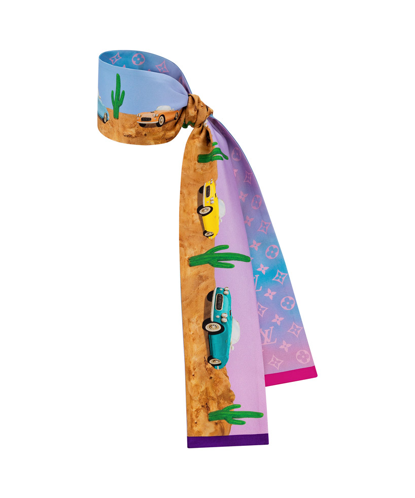 Louis Vuitton and Artist Alex Israel Debut a Limited-Edition Scarf