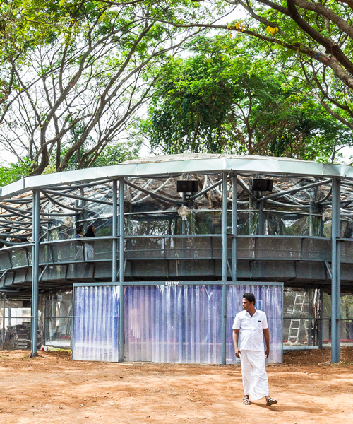 anagram architects constructs 'people's pavilion' for india's kochi-muziris biennale