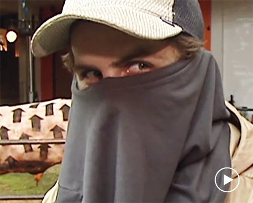 is this banksy? archive interview could reveal identity of elusive street artist