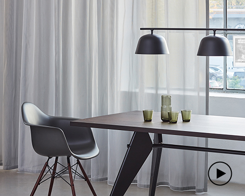 CRÉATION BAUMANN's SINFONIACOUSTIC fabric moderates workplace sound