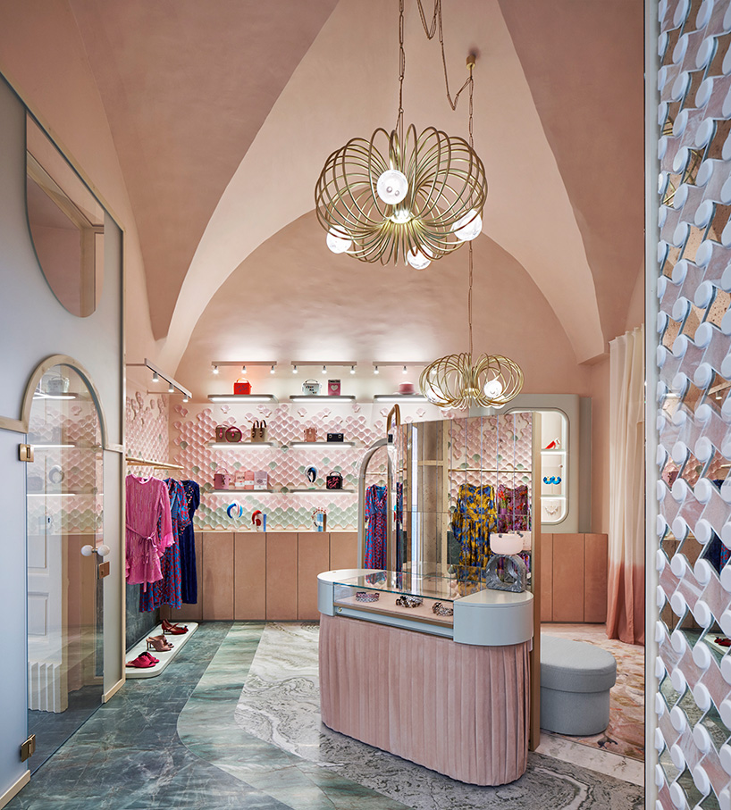 cristina celestino bathes the pink closet boutique in soothing