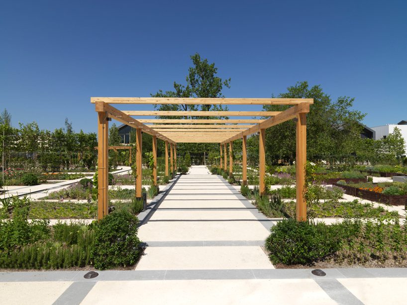 davines unveils scientific garden designed by tommaso del buono for research and wellbeing designboom