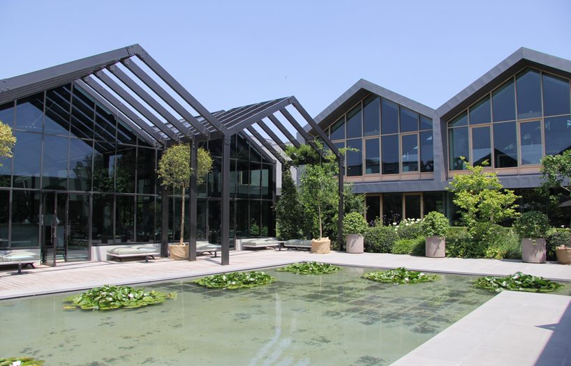 davines unveils scientific garden designed by tommaso del buono for research and wellbeing designboom