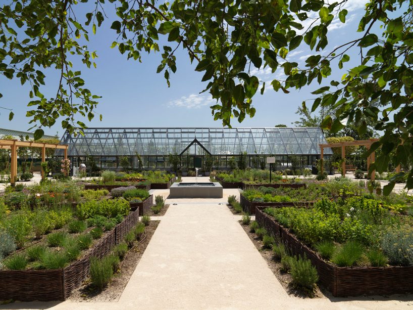 davines unveils scientific garden designed by tommaso del buono for research and wellbeing designboom