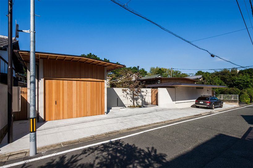 furumori koichi architectural design studio tops japanese house with wooden lattice ceiling