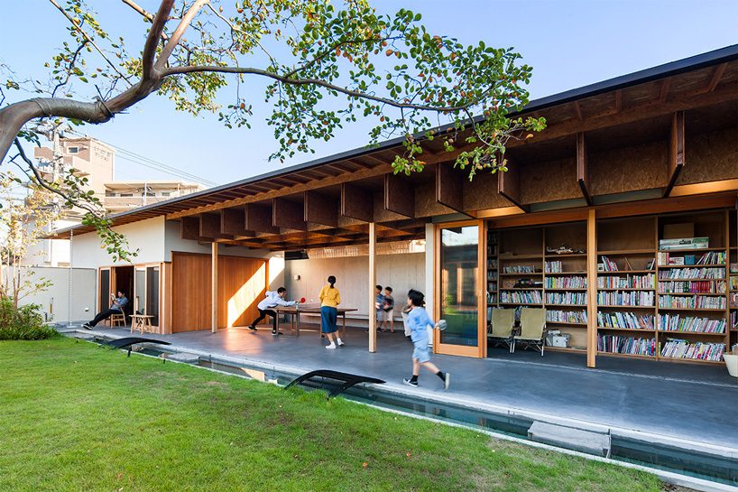 furumori koichi architectural design studio tops japanese house with wooden lattice ceiling