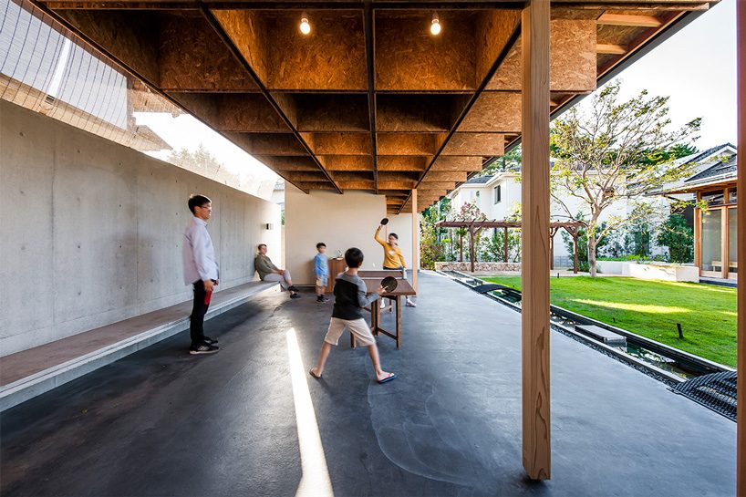 furumori koichi architectural design studio tops japanese house with wooden lattice ceiling