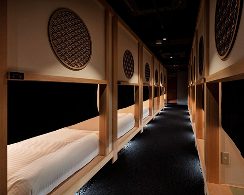 a reinterpreted capsule hotel in tokyo with japanese tea-house style