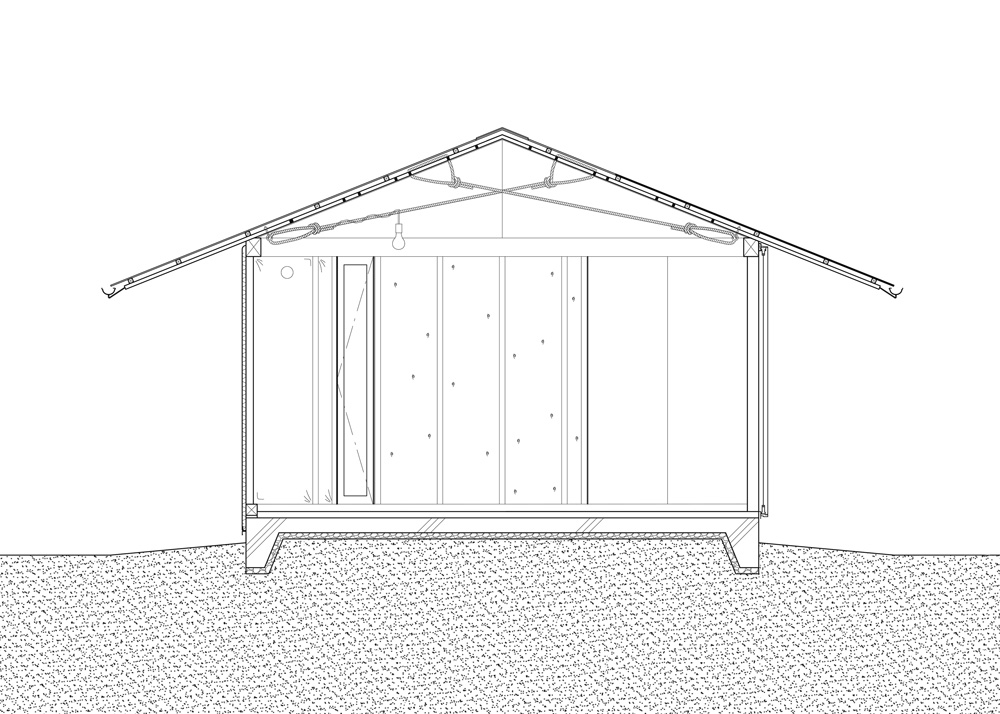 ICADA tops japanese house with roof of numerous knotholes resembling a starry sky