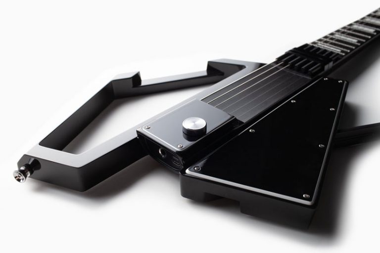 the jammy digital guitar has a modular design that users can take apart