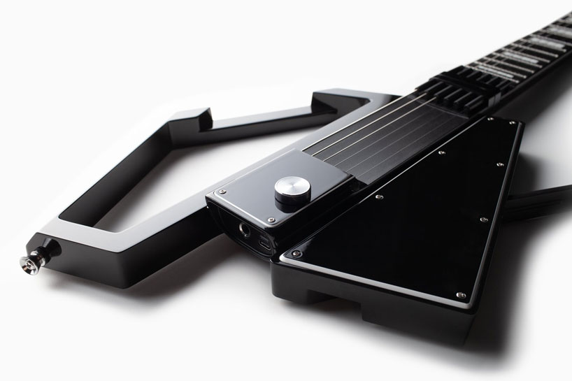 the jammy digital guitar has a modular design that users can take