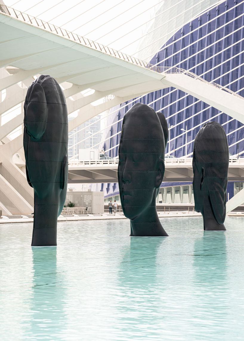 jaume plensa shows seven sculptures at calatrava city of