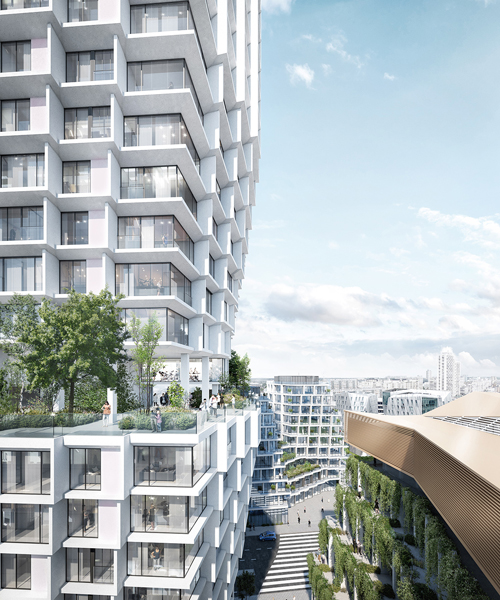JDS architects' 'féval tower' wins competition for a new residential complex in france