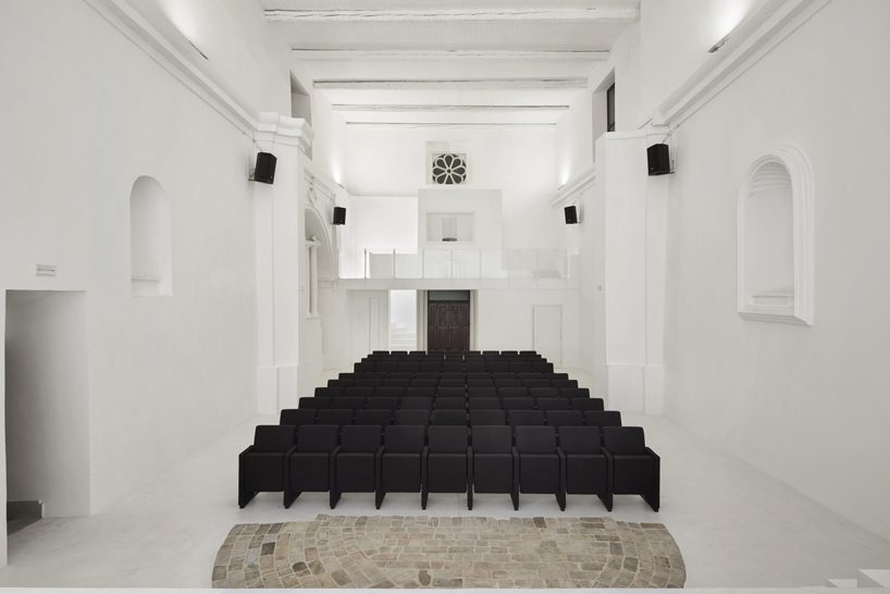 luigi valente + mauro di bona restore an italian church to create a theater