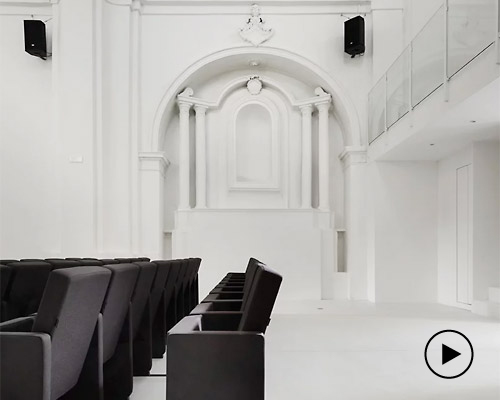luigi valente + mauro di bona restore a historical italian church to create a theater space