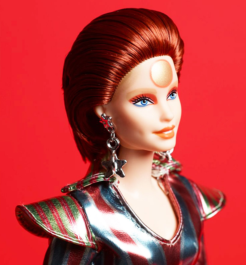 mattel launches david bowie barbie dressed as ziggy stardust