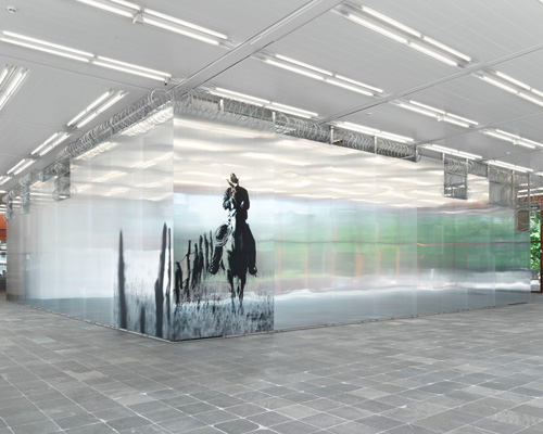 monica bonvicini stages 'I cannot hide my anger' exhibition around a massive cube you can't enter