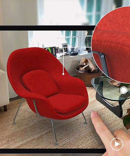 morpholio augmented reality app lets you place iconic furniture designs in situ