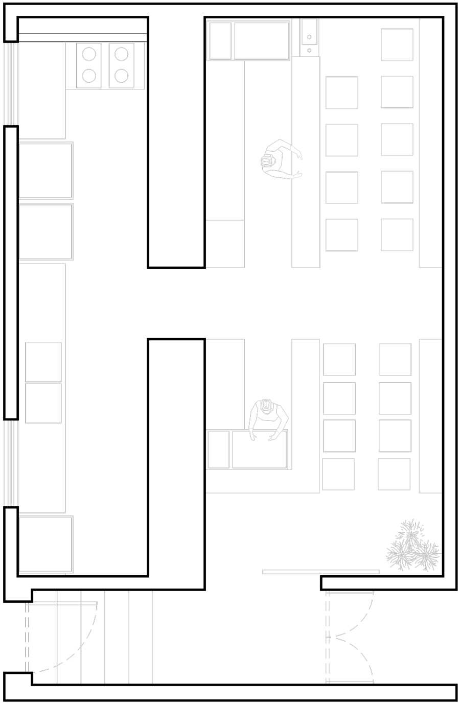 dosa studio + TAAC transform early 20th century manor into taco restaurant in mexico city