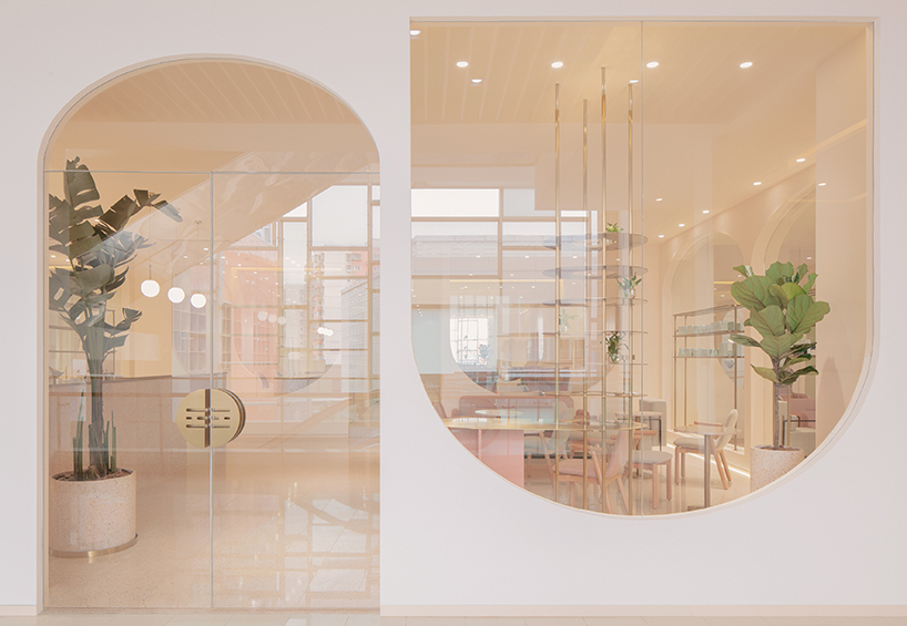 penda china designs pink caves of beauty for narcisse salons in beijing