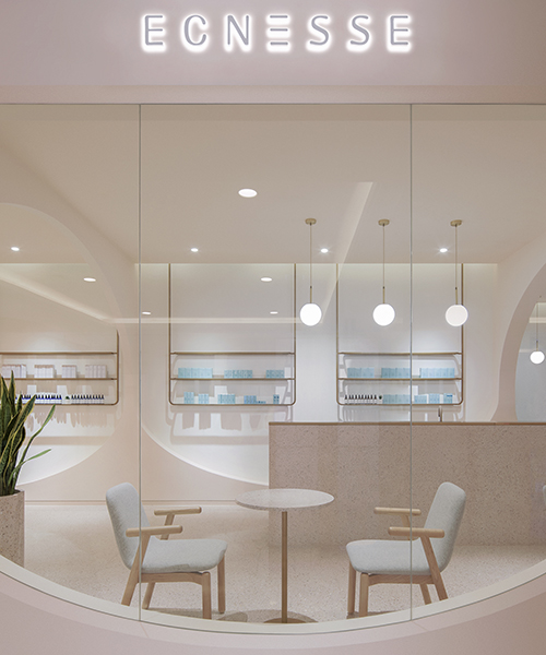 penda china designs pink caves of beauty for narcisse salons in beijing