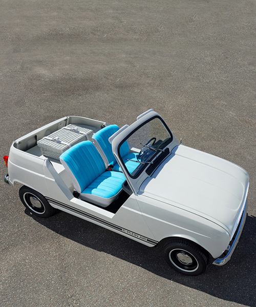 renault e-plein air concept car electrifies their 1960s beach classic