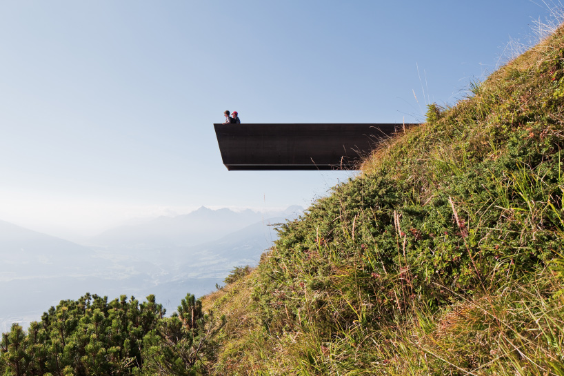 snohetta corten interventions innsbruck