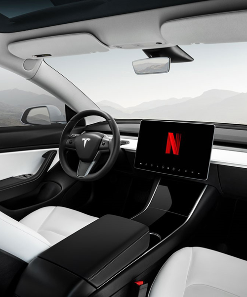 tesla to enable in-car netflix and youtube video streaming 'soon'