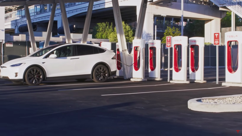 tesla opens solar-powered V3 supercharger station in las vegas