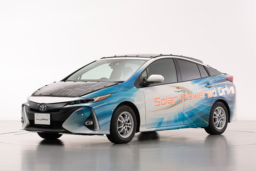 solar panelled toyota prius harnesses additional 27 miles of range