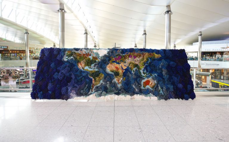 vanessa barragão depicts threatened species across the world at heathrow