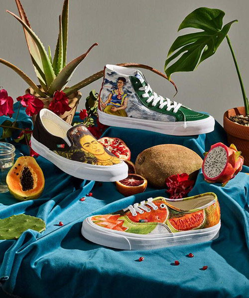 vans releases frida kahlo sneakers featuring some of her most famous artworks