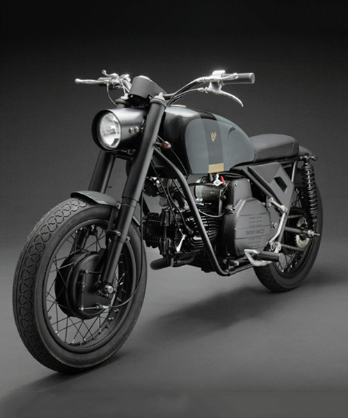 venier motorcycles reinterprets 1960s moto guzzi in new vx falcone