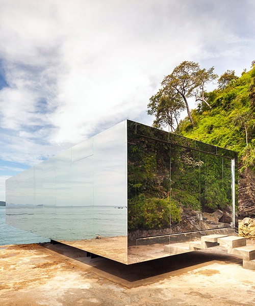 walllasia reflects thailand's beach in no sunset, no sunrise mirrored pavilion