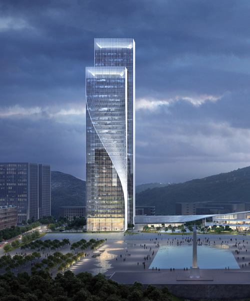 Aedas plans 'one of the most twisting towers in the world' for southwest china
