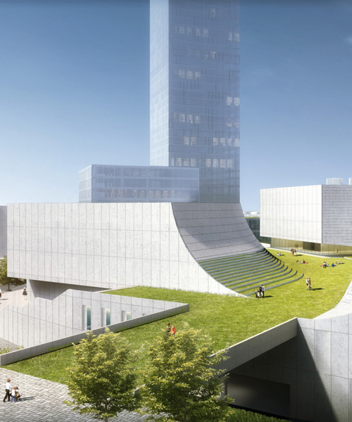 URBANUS plans art center in shenzhen topped with a public rooftop park